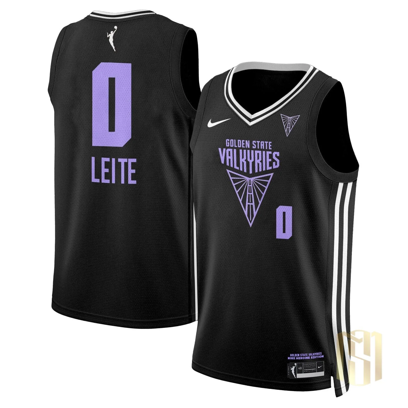 Black Basketball Jersey for the Inaugural Season of Golden State Valkyries