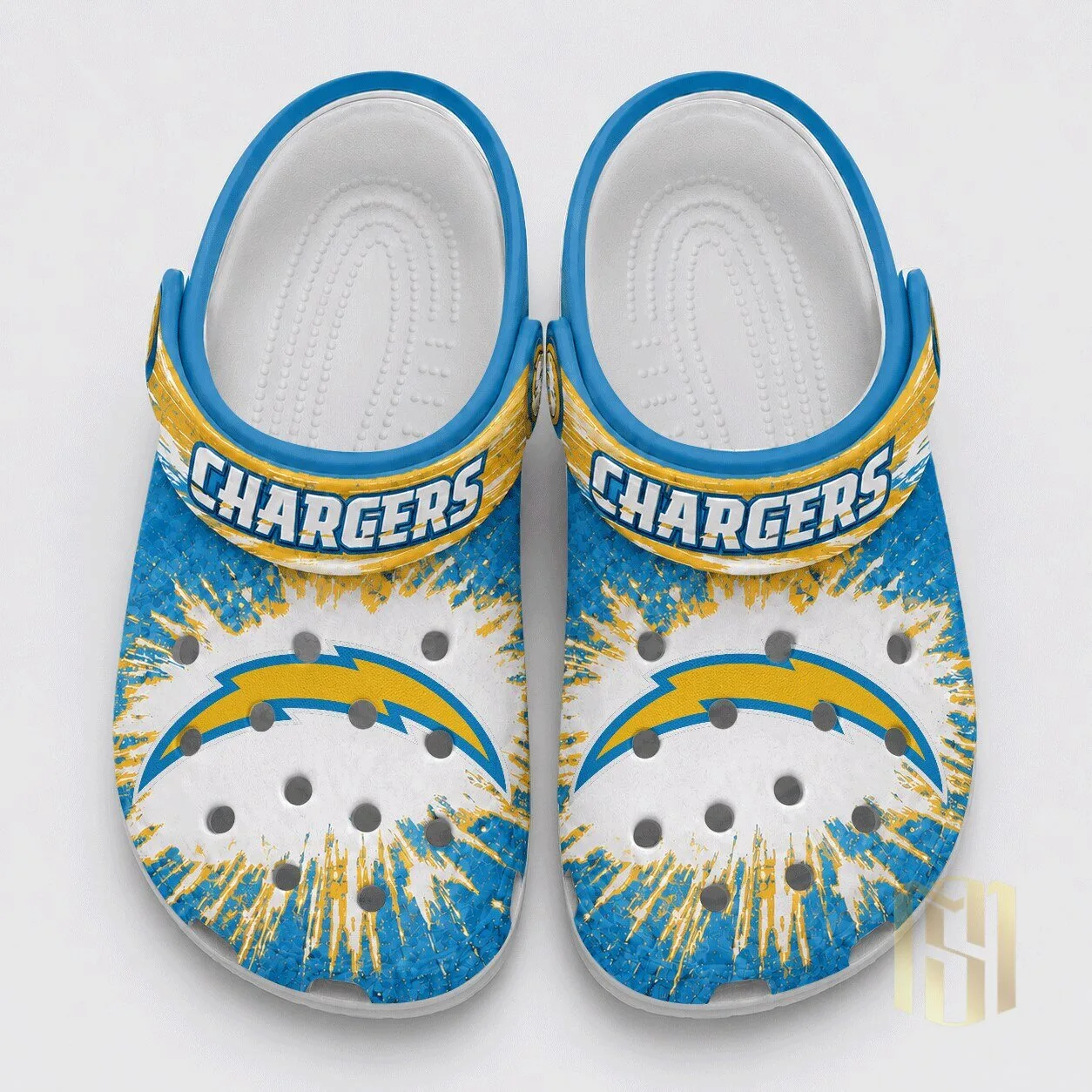 Los Angeles Chargers NFL Splash Burst Team Logo Fan Shoes