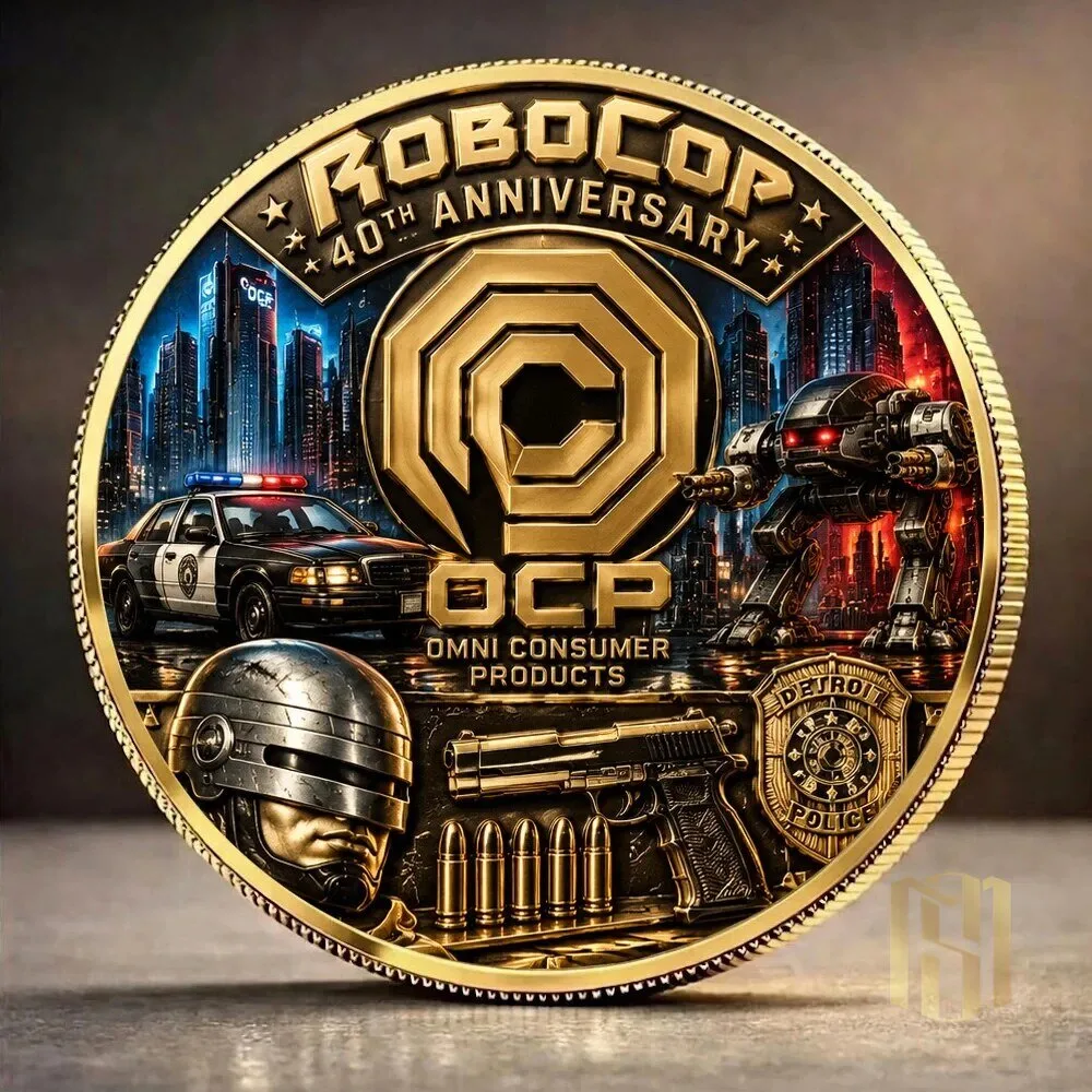 RoboCop 40th Anniversary OCP Omni Consumer Products Commemorative Coin