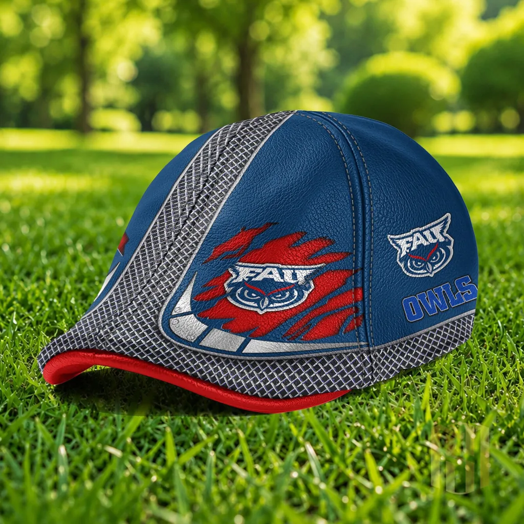 Florida Atlantic Owls NCAA Ivy League Flat Cap Hat Florida Atlantic Owls NCAA Ivy League Flat Cap Hat