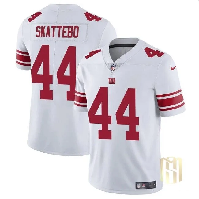 New York Giants Cam Skattebo White Game Day Football Jersey 1 New York Giants Cam Skattebo White Game Day Football Jersey