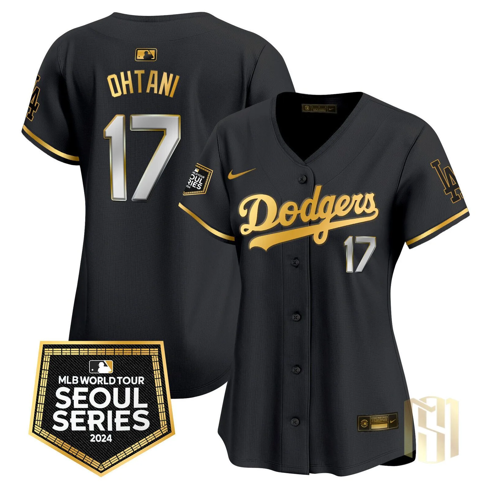 Los Angeles Dodgers Shohei Ohtani 2024 MLB World Tour Seoul Series Baseball Jersey