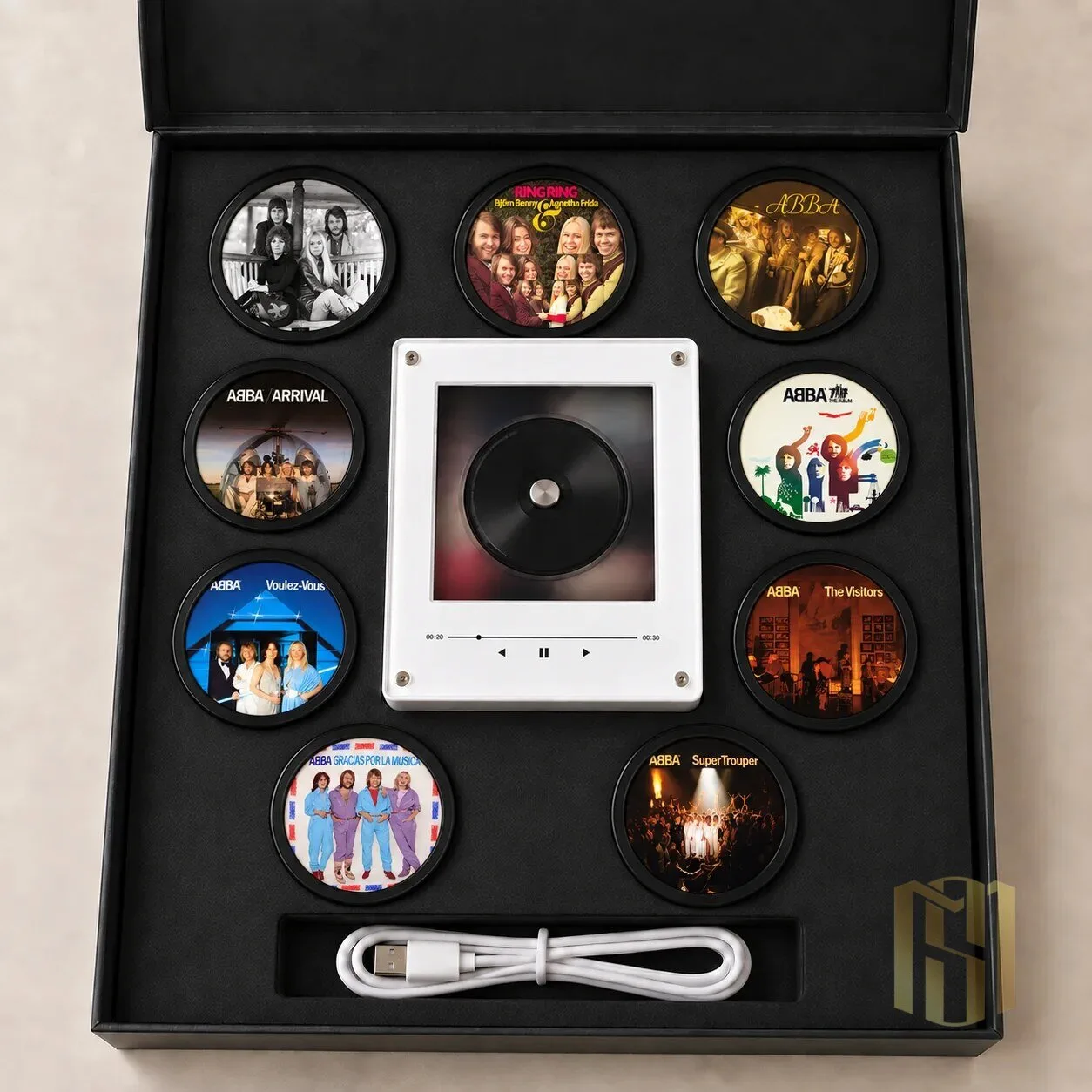 ABBA Album Cover Magnetic Tags Set Music Player Decor Gift