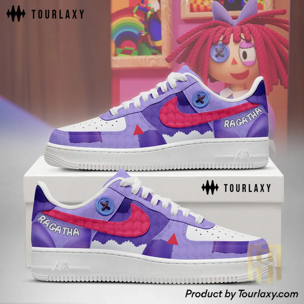 Ragatha The Amazing Digital Circus Custom Design Lace-Up Sneakers