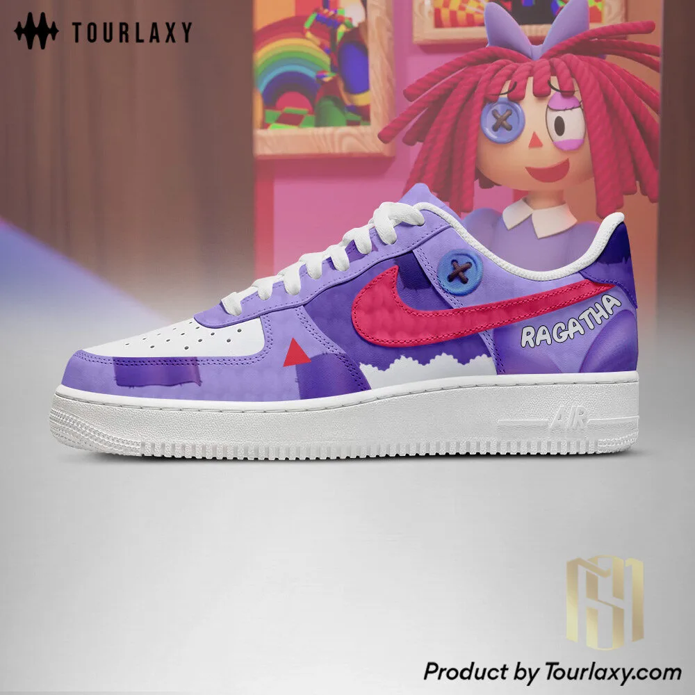 Ragatha The Amazing Digital Circus Custom Design Lace-Up Sneakers 4 Ragatha The Amazing Digital Circus Custom Design Lace-Up Sneakers
