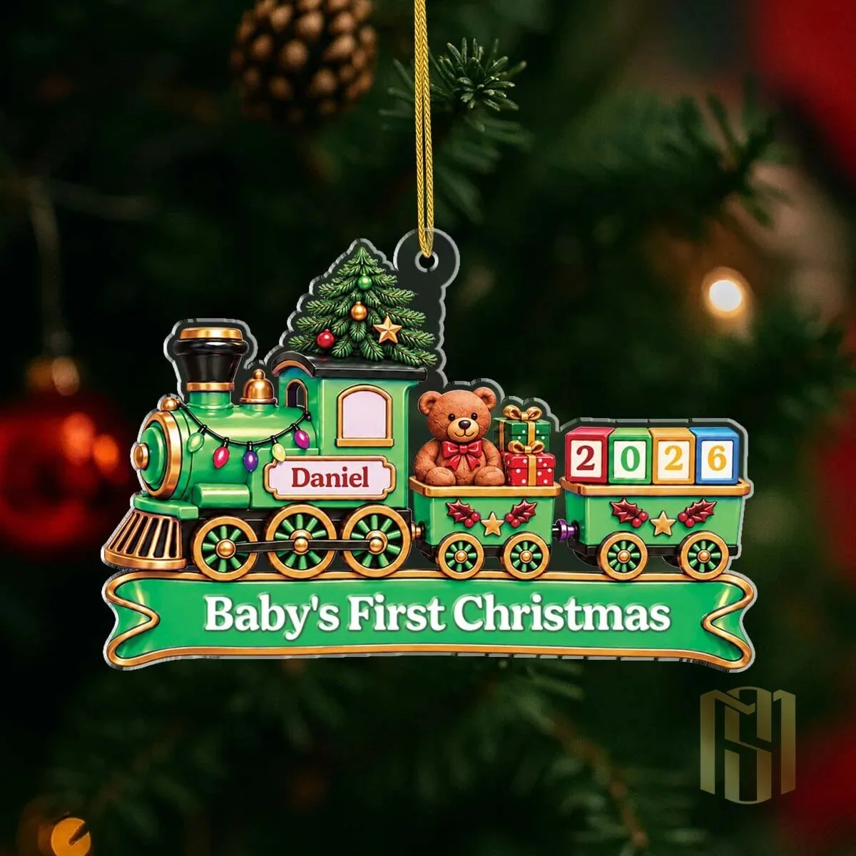 Personalized Baby's First Christmas Train Ornament 2026 7 personalized baby s first christmas train ornament 2026 gallery 1