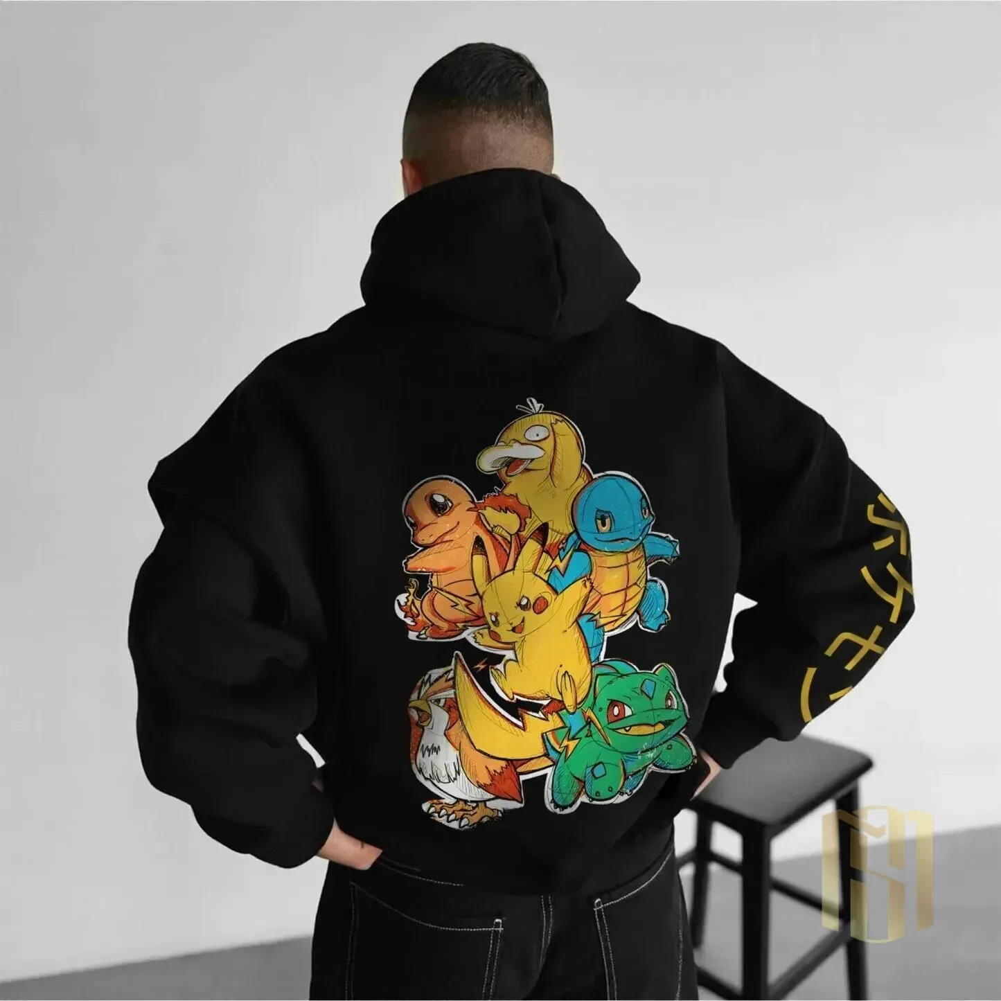 Pokemon Original Starters Pikachu Squirtle Charmander Bulbasaur Psyduck Hoodie 1 Pokemon Original Starters Pikachu Squirtle Charmander Bulbasaur Psyduck Hoodie
