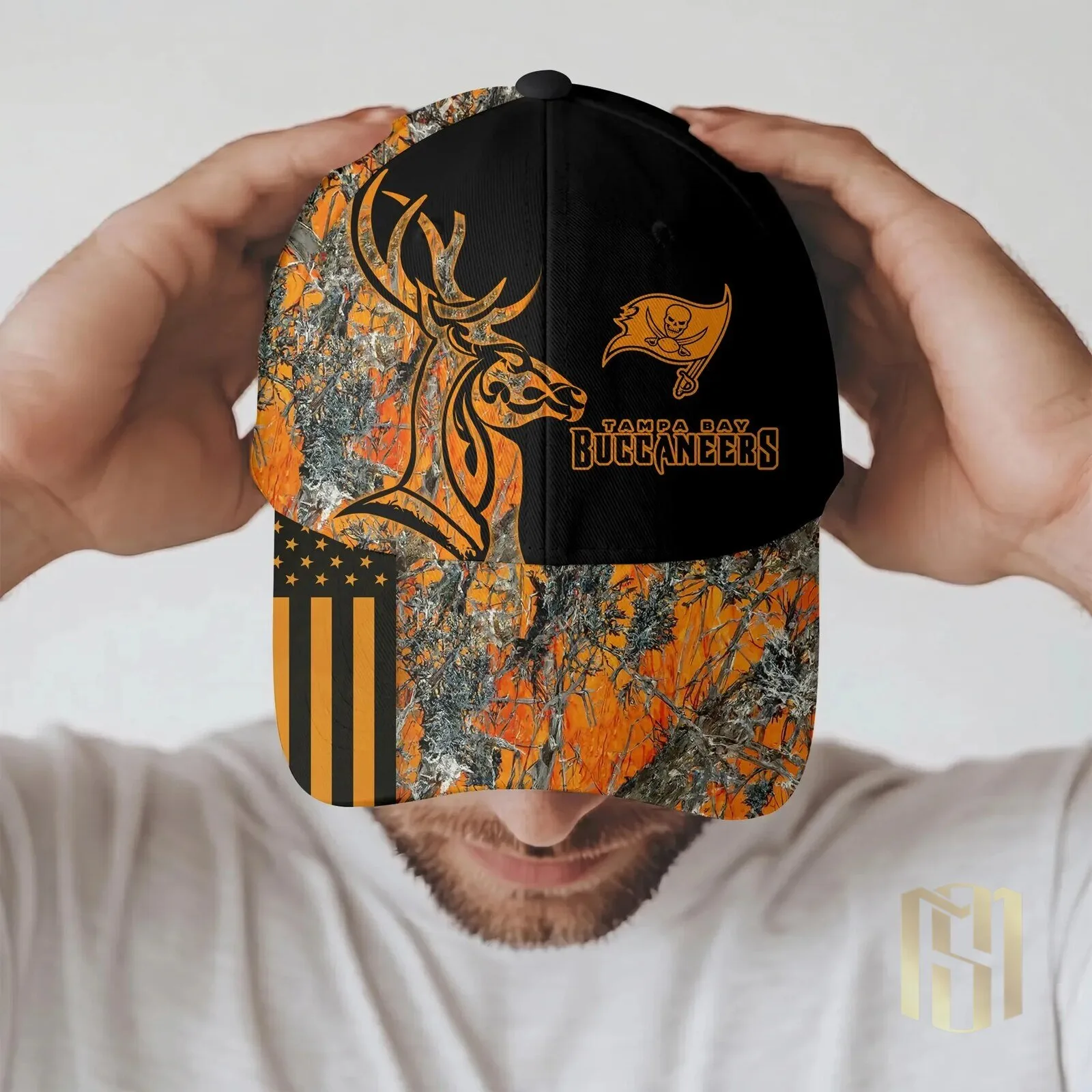Tampa Bay Buccaneers Deer Hunting Orange Camouflage Baseball Cap Hat 7 Tampa Bay Buccaneers Deer Hunting Orange Camouflage Baseball Cap Hat