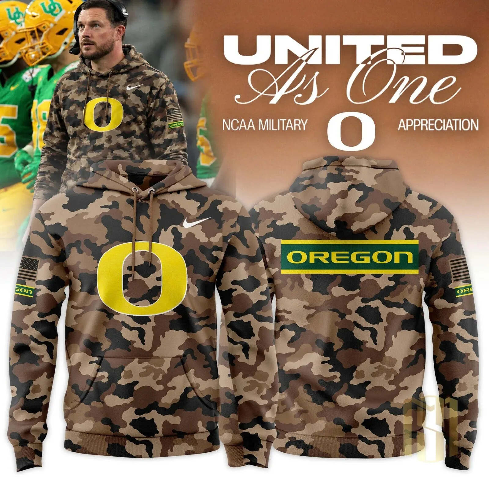 Big Ten Conference United As One Military Appreciation Hoodie 12 Big Ten Conference United As One Military Appreciation Hoodie
