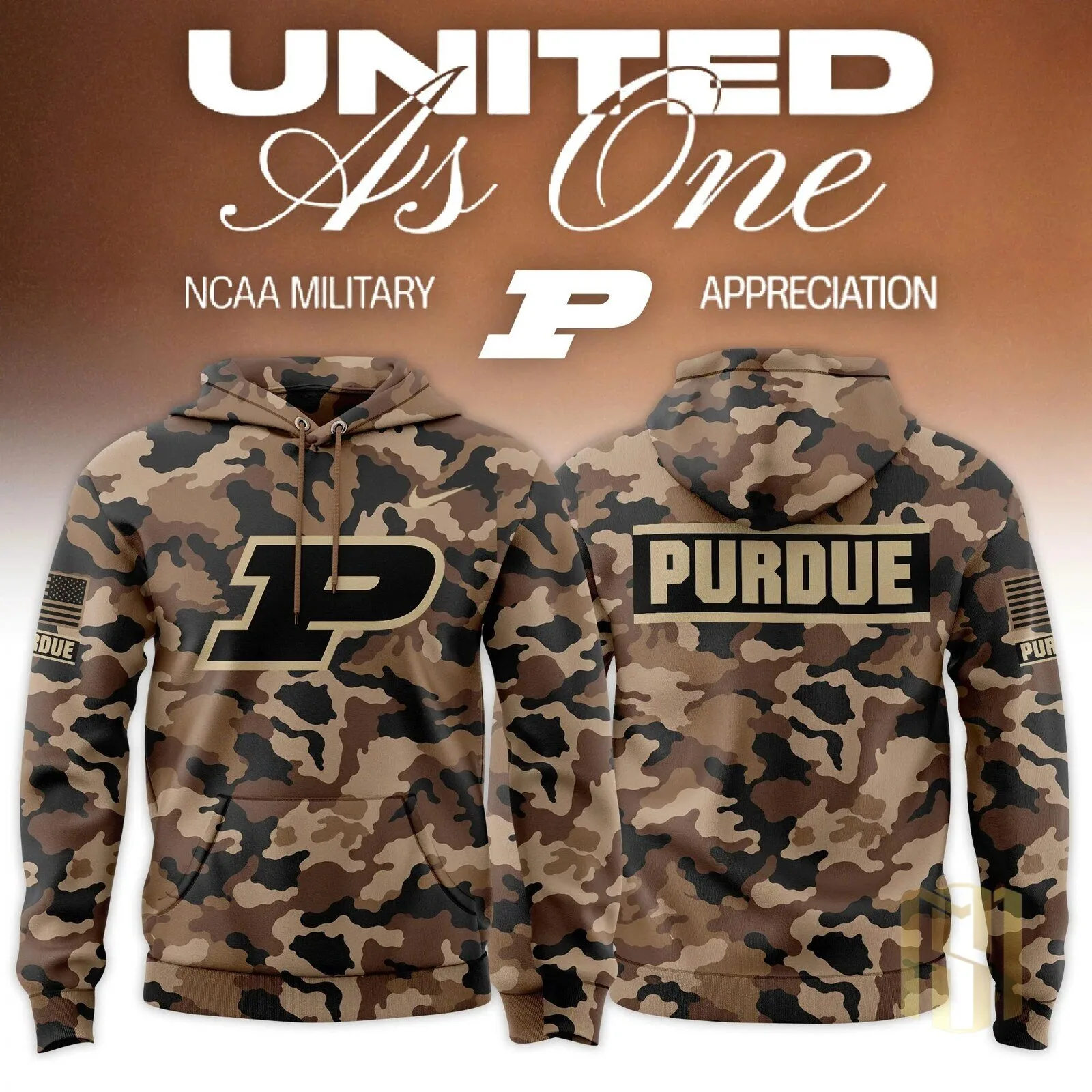 Big Ten Conference United As One Military Appreciation Hoodie 16 Big Ten Conference United As One Military Appreciation Hoodie