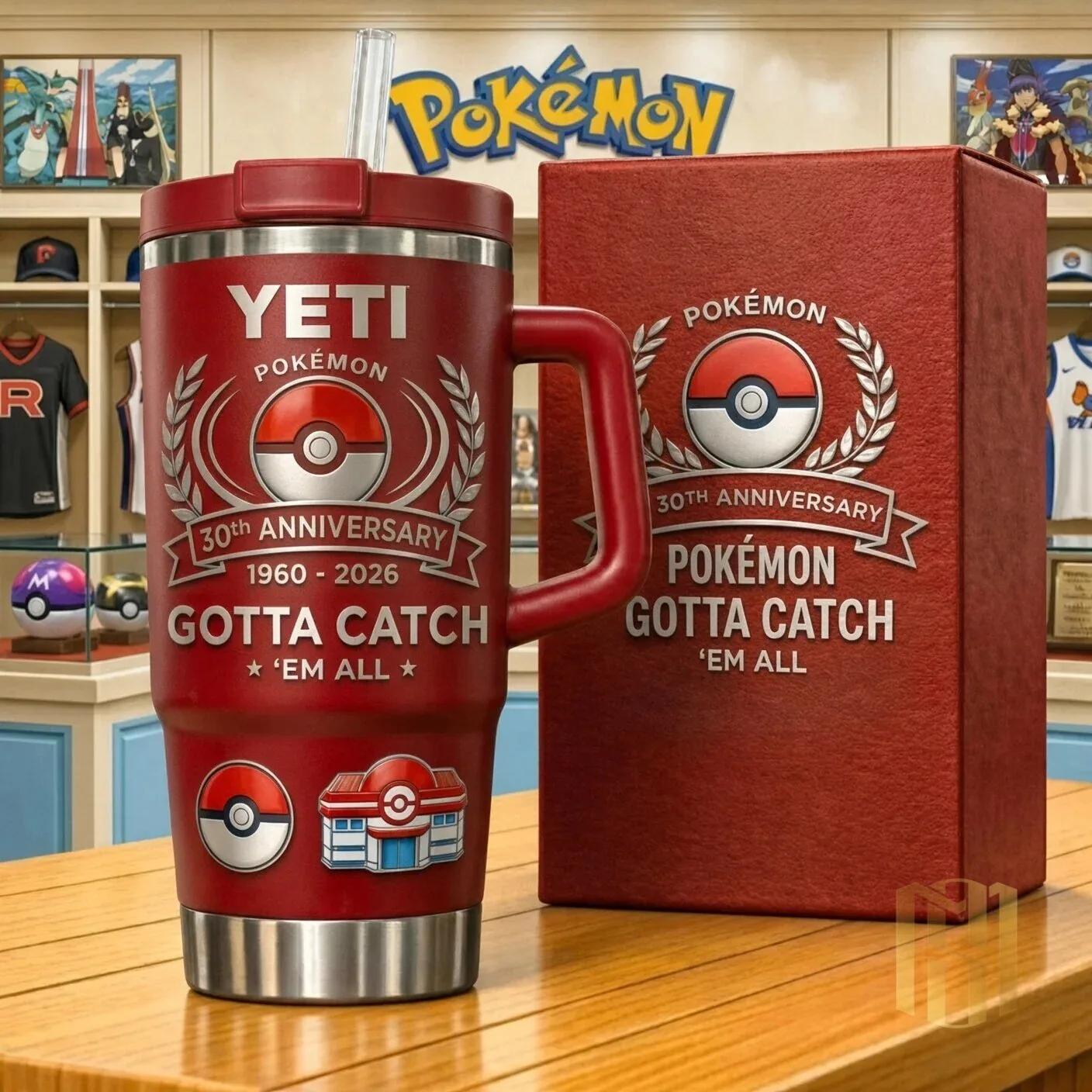 Gotta Catch 'Em All Insulated Tumbler for Pokemon's 30th Anniversary