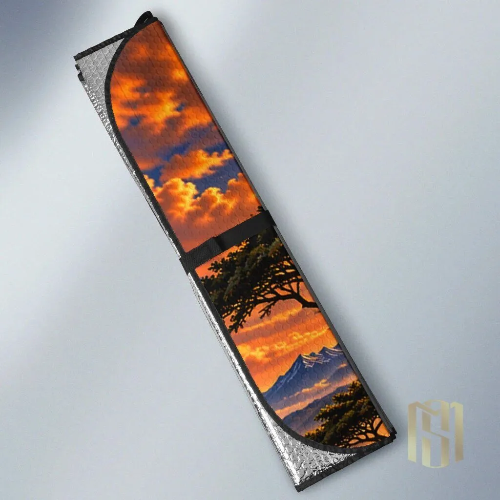 African Holy Family Christmas Savanna Sunset Car Sunshade 7 African Holy Family Christmas Savanna Sunset Car Sunshade