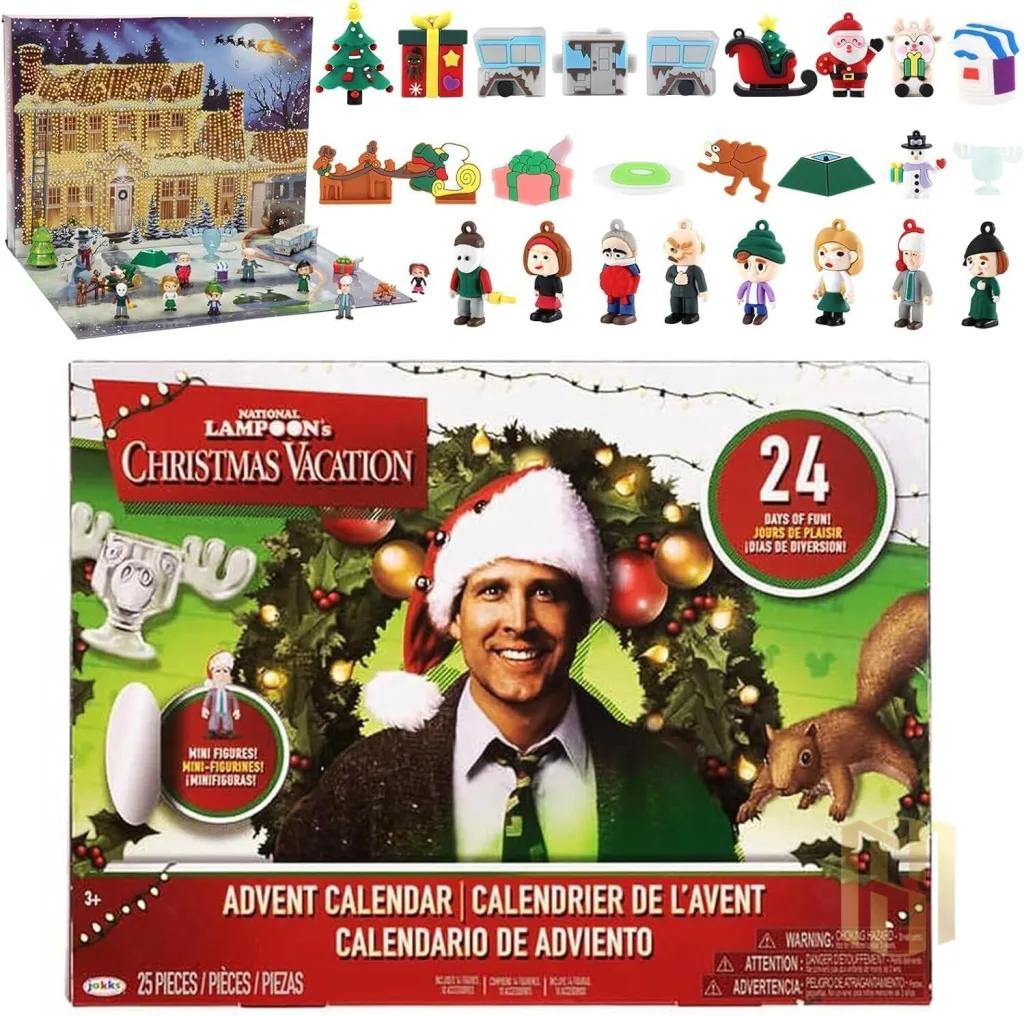 National Lampoon's Christmas Vacation Advent Calendar with Mini Figures National Lampoon's Christmas Vacation Advent Calendar with Mini Figures 2D