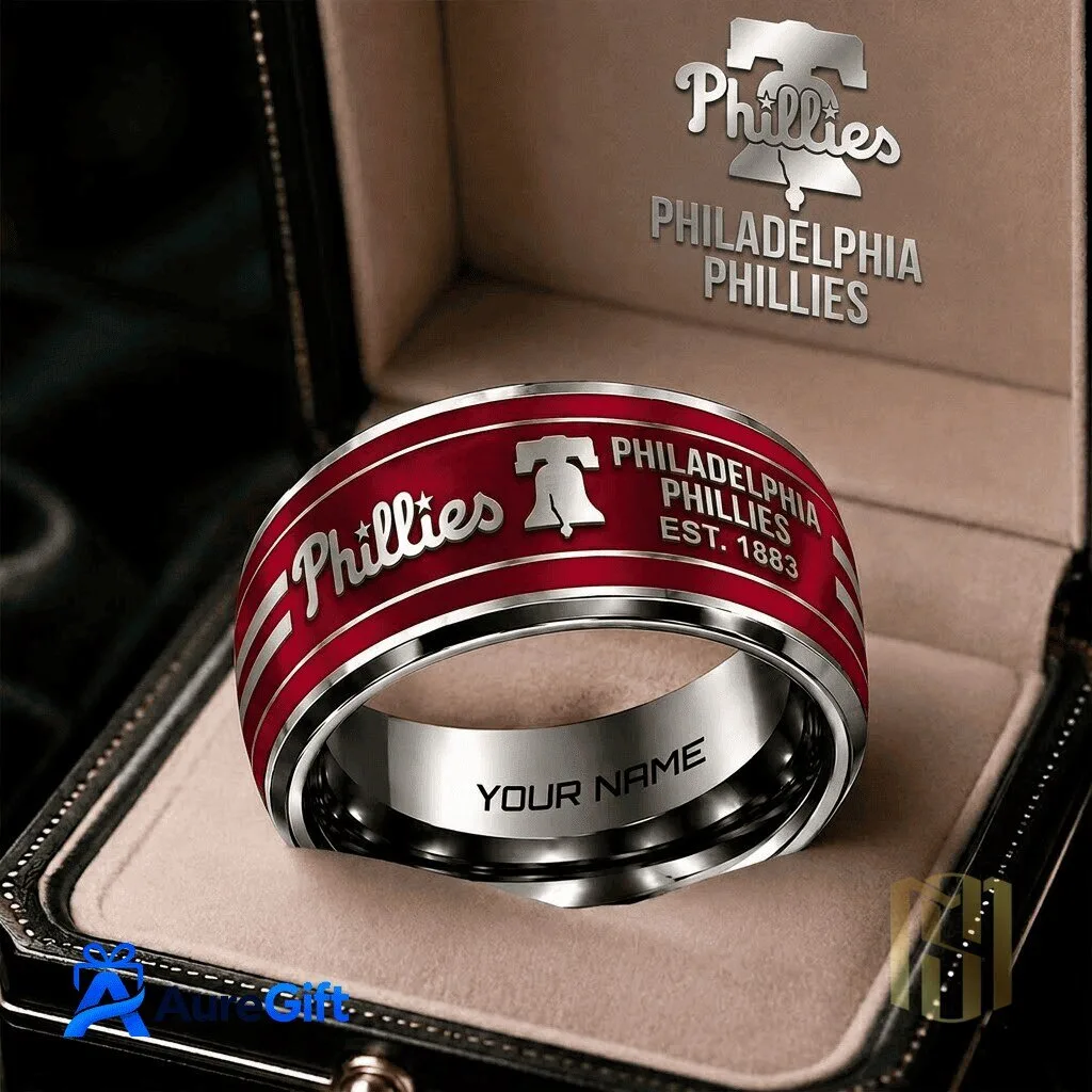 Personalized MLB Ring for Philadelphia Phillies Fans