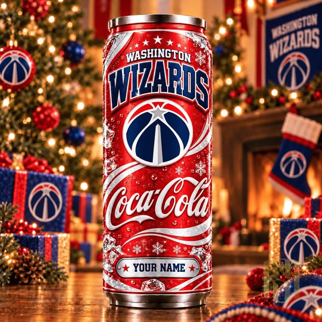 Washington Wizards Personalized Christmas Coca-Cola Can Tumbler Washington Wizards Personalized Christmas Coca-Cola Can Tumbler
