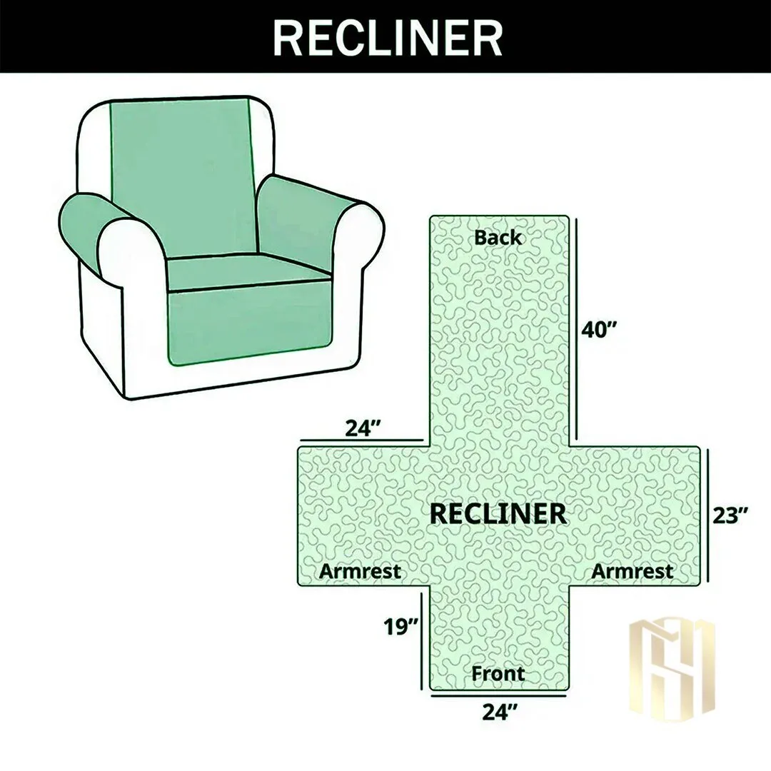 Border Collie Dog Winter Wonderland Quilted Sofa Cover for Recliner Chair 11 Border Collie Dog Winter Wonderland Quilted Sofa Cover for Recliner Chair