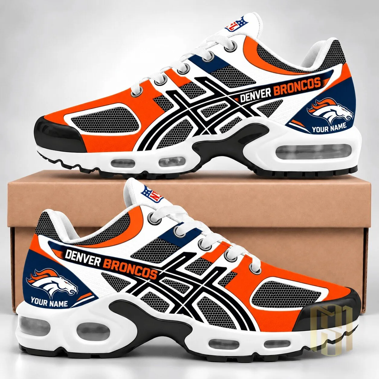 Denver Broncos Personalized Team Air Max Plus Sneakers